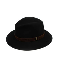 Borsalino Chapeau Feutre Lapin Noir -Mode Chapeaux Magasin chapeau feutre lapin noir