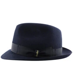 Borsalino Chapeau Feutre Lapin Marengo Marine -Mode Chapeaux Magasin chapeau feutre marengo marineBorsalino20Chapeau20Borsalino20feutre20lapin20b