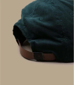 HUF Corduroy Classic H Strapback Forest Green -Mode Chapeaux Magasin corduroy classic h strapback forest green 4
