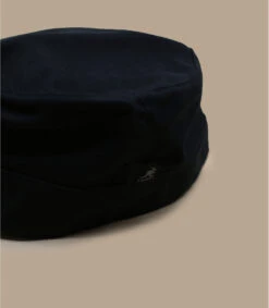 Kangol Cotton Twill Army Cap Black -Mode Chapeaux Magasin cotton twill army cap black 2