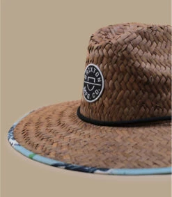 Brixton Crest Sun Hat Copper Canal Blue -Mode Chapeaux Magasin crest sun hat copper canal blue 2