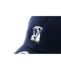 Curve Grim Reaper Navy -Mode Chapeaux Magasin curve dr death navycasquette20curve20faucheuse20bleue