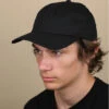 Dad Hat Blank Black Washed