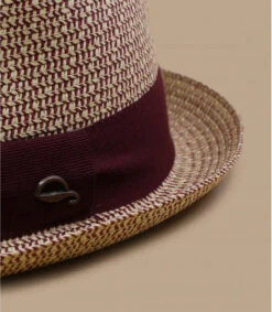 Diamond Bordeaux -Mode Chapeaux Magasin diamond bordeauxchapeau20paille20galon20bordeaux