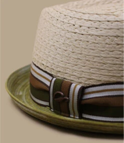 Diamond Raffia Green -Mode Chapeaux Magasin diamond raffia green 3
