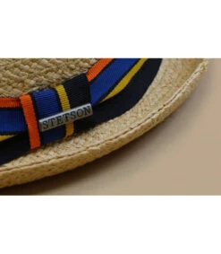 Stetson Diamond Raffia Natural -Mode Chapeaux Magasin diamond raffia naturalpork20pie20paille20Stetson