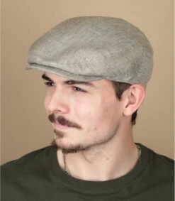 Stetson Driver Cap Linen Beige