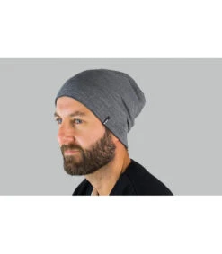 Barts Eclipse Beanie Reversible Dark Heather -Mode Chapeaux Magasin eclipse beanie dark heatherBarts20bonnet20long20gris20reversible