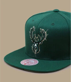 Mitchell & Ness Embroidery Glitch Snapback Bucks -Mode Chapeaux Magasin embroidery glitch snapback bucks 2