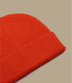 Engineered Knit Ribbed Beanie Fire Red -Mode Chapeaux Magasin engineered knit ribbed beanie fire red 2