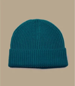 Engineered Knit Ribbed Beanie Ocean Green -Mode Chapeaux Magasin engineered knit ribbed beanie ocean green 1