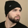 Patagonia Fisherman Rolled Beanie Black