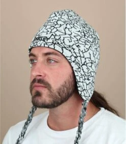 Oakley Flaps Beanie White Crackle Print