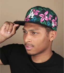NEW ERA Floral 9Fifty Los Angeless Dodgers Black