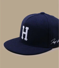 HUF Forever Strapback Navy -Mode Chapeaux Magasin forever strapback navy 2