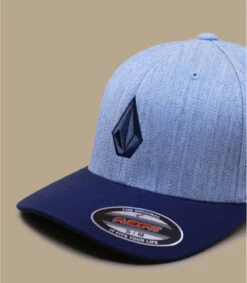Volcom Full Stone Flexfit Heather Blue -Mode Chapeaux Magasin full stone flexfit heather blue 2