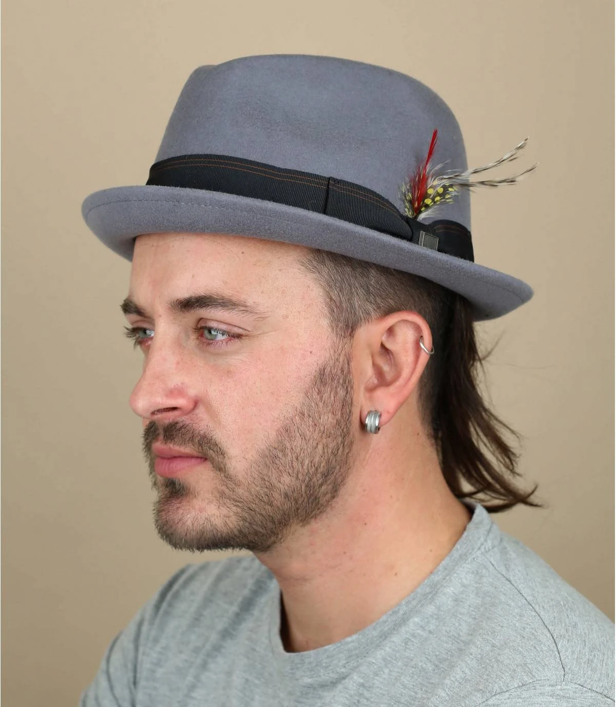 Brixton Gain Grey Washed Black 1 Brixton Gain Grey Washed Black