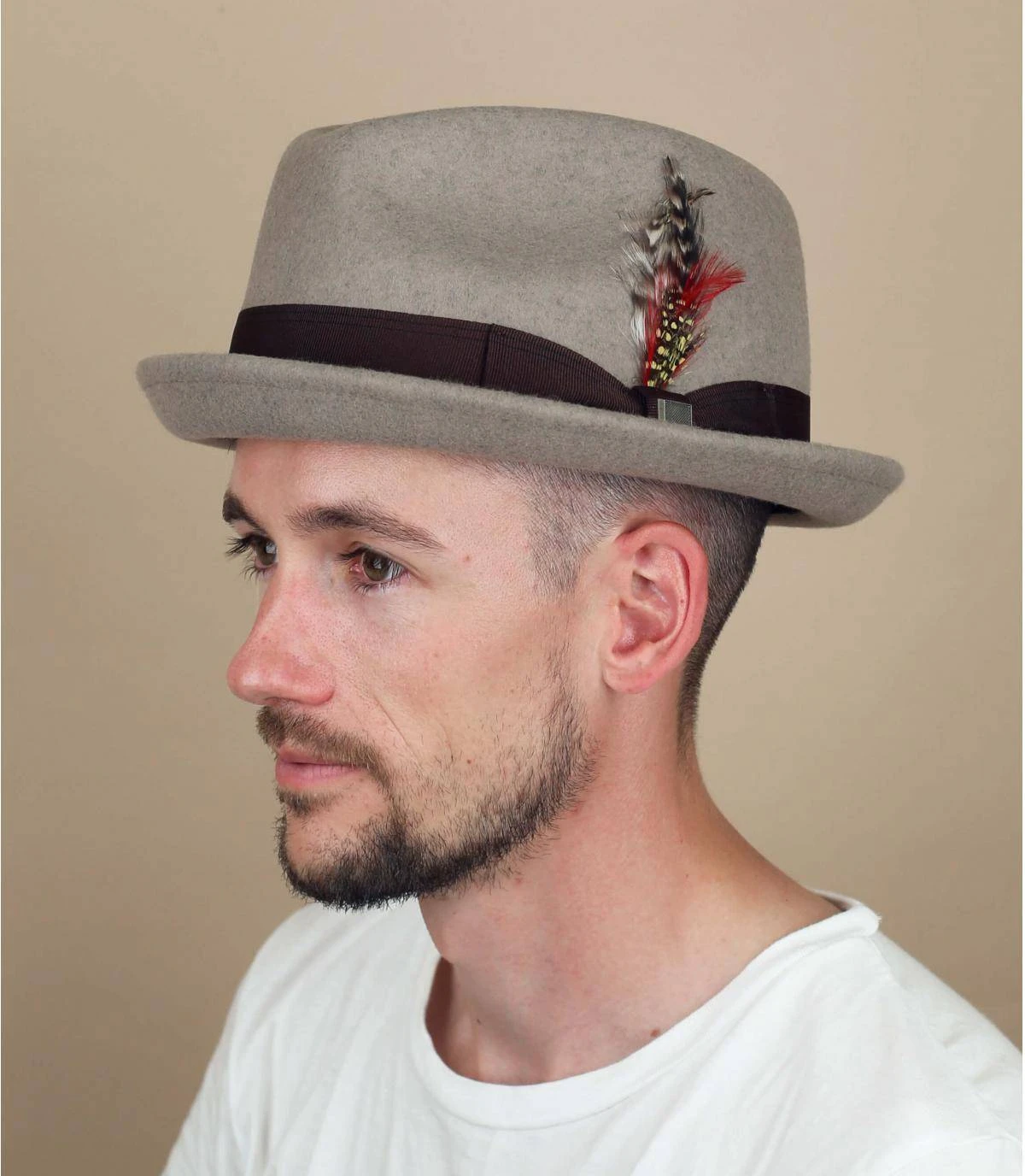 Brixton Gain Heather Natural 1 Brixton Gain Heather Natural