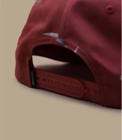 Brixton Global MP Snapback Aloha Red -Mode Chapeaux Magasin global mp snapback aloha red 4