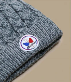 Gstaad Gris -Mode Chapeaux Magasin gstaad grisBonnet20gris20torsades