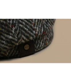 Stetson Hatteras Herringbone Beige Olive -Mode Chapeaux Magasin hatteras herringbone beige oliveberet20gavroche20laine20beige