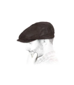 Stetson Hatteras Pigskin Brown -Mode Chapeaux Magasin hatteras pigskin browncasquette20cuir20brun