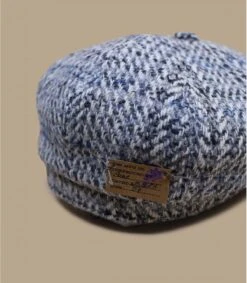 Stetson Hatteras Virgin Wool Herringbone Grey Beige -Mode Chapeaux Magasin hatteras virgin wool herringbone grey beige 2