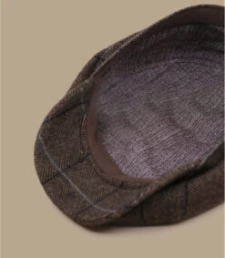 Stetson Hatteras Wool Brown Herringbone -Mode Chapeaux Magasin hatteras wool brown herringbone 3