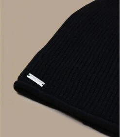 Seeberger Headsock In Recycled Yarn Black -Mode Chapeaux Magasin headsock in recycled yarn black 1