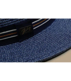Bailey Hester Navy Heather -Mode Chapeaux Magasin hester navy heatherfedora20paille20bleu20Bailey