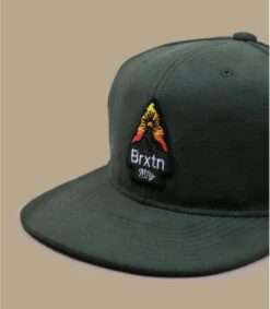 Brixton Holt Snapback Military Olive -Mode Chapeaux Magasin holt snapback military olive 2