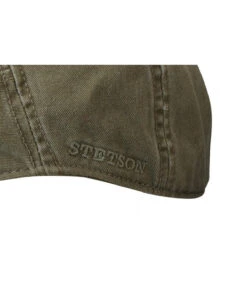 Stetson Ivy Cap Cotton Olive -Mode Chapeaux Magasin ivy cap cotton oliveberet20coton20vert20olive20Stetson