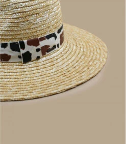 Brixton Joanna Straw Honey Cattle -Mode Chapeaux Magasin joanna straw honey cattlechapeau20paille20vache