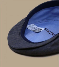 Stetson Kent Cotton Linen Blue Strips -Mode Chapeaux Magasin kent cotton linen blue strips 3