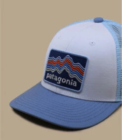 Patagonia Kids Trucker Ridge Rise Stripe Light Plume Grey -Mode Chapeaux Magasin kids trucker ridge rise stripe light plume grey 2