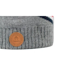 Cabaïa Last Call Grey -Mode Chapeaux Magasin last call greybonnet20pompon20gris20rayure