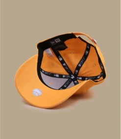 NEW ERA League Ess 9Forty NY Mango -Mode Chapeaux Magasin league ess 9forty ny mango 5