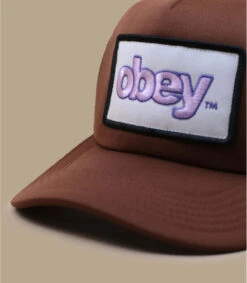 OBEY Marked Trucker Sepia -Mode Chapeaux Magasin marked trucker sepia 2