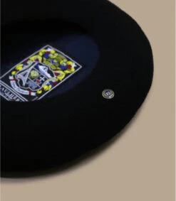 Max Grand Plateau Black -Mode Chapeaux Magasin max grand plateau black 2