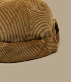 Miki Velvet Corduroy Tan -Mode Chapeaux Magasin miki velvet corduroy tan 3