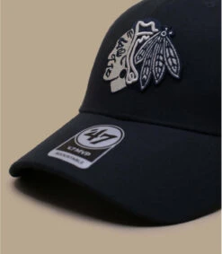 '47 BRAND MVP Snapback Blackhawks Navy Bone -Mode Chapeaux Magasin mvp snapback blackhawks navy bone 2