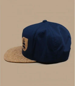 Picture Narrow Dark Blue -Mode Chapeaux Magasin narrow dark bluecasquette20Picture20bleu20liege