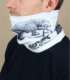 Picture Neck Warmer Dad & Son