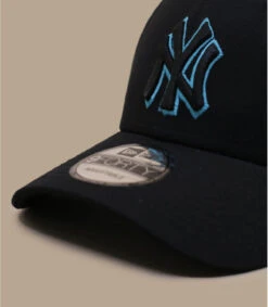 NEW ERA Neon Outline 9Forty NY Black Neon Blue -Mode Chapeaux Magasin neon outline 9forty ny black neon blue 2