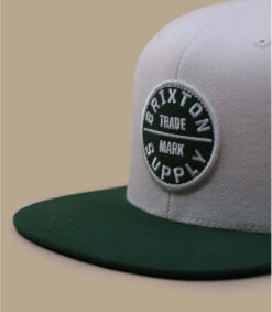 Brixton Oath III White Kelly Green -Mode Chapeaux Magasin oath iii white kelly green 2