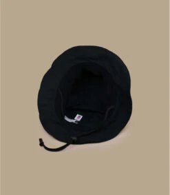 Organic Strap Bucket Jet Black -Mode Chapeaux Magasin organic strap bucket jet black 2