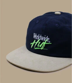 HUF OS System 6Panel Navy -Mode Chapeaux Magasin os system 6panel navy 2