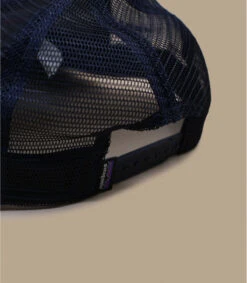 Patagonia P6 Logo Trucker Hat Navy Blue -Mode Chapeaux Magasin p6 logo trucker hat navy blue 2