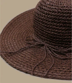 Seeberger Paper Crochet Floppy Olive -Mode Chapeaux Magasin paper crochet floppy olive 3