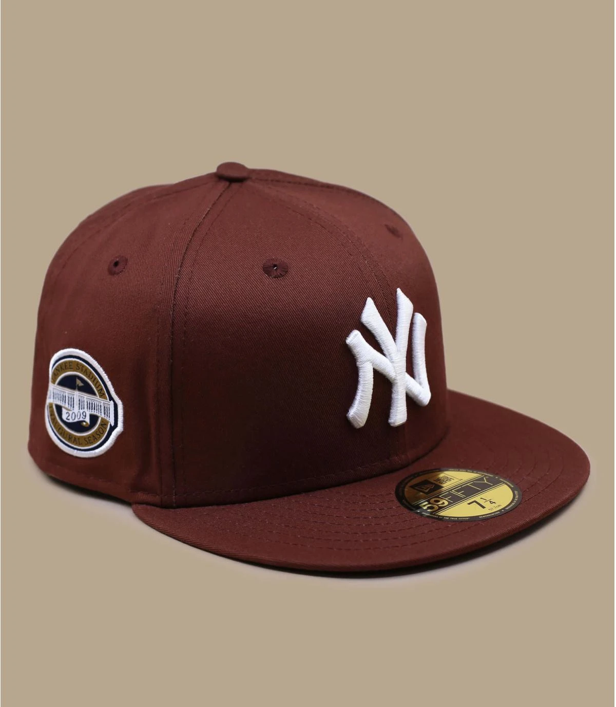 NEW ERA Patch 59Fifty NY Walnut Brown 2 NEW ERA Patch 59Fifty NY Walnut Brown – Image 2